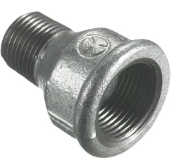 Galvaniserede*Spidsmuffe galvaniseret 3/4" x 1/2"