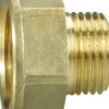 Messing*Spidsmuffe messing 3/8" x 1/2"