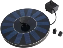 Garden® Sæsonafslutning|Lys & Havedekorationer*Springvand med solceller Ø16 cm -