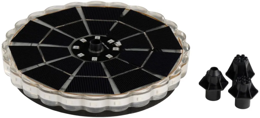Outfit Sæsonafslutning|Lys & Havedekorationer*Springvand med solceller Ø16,5 cm -