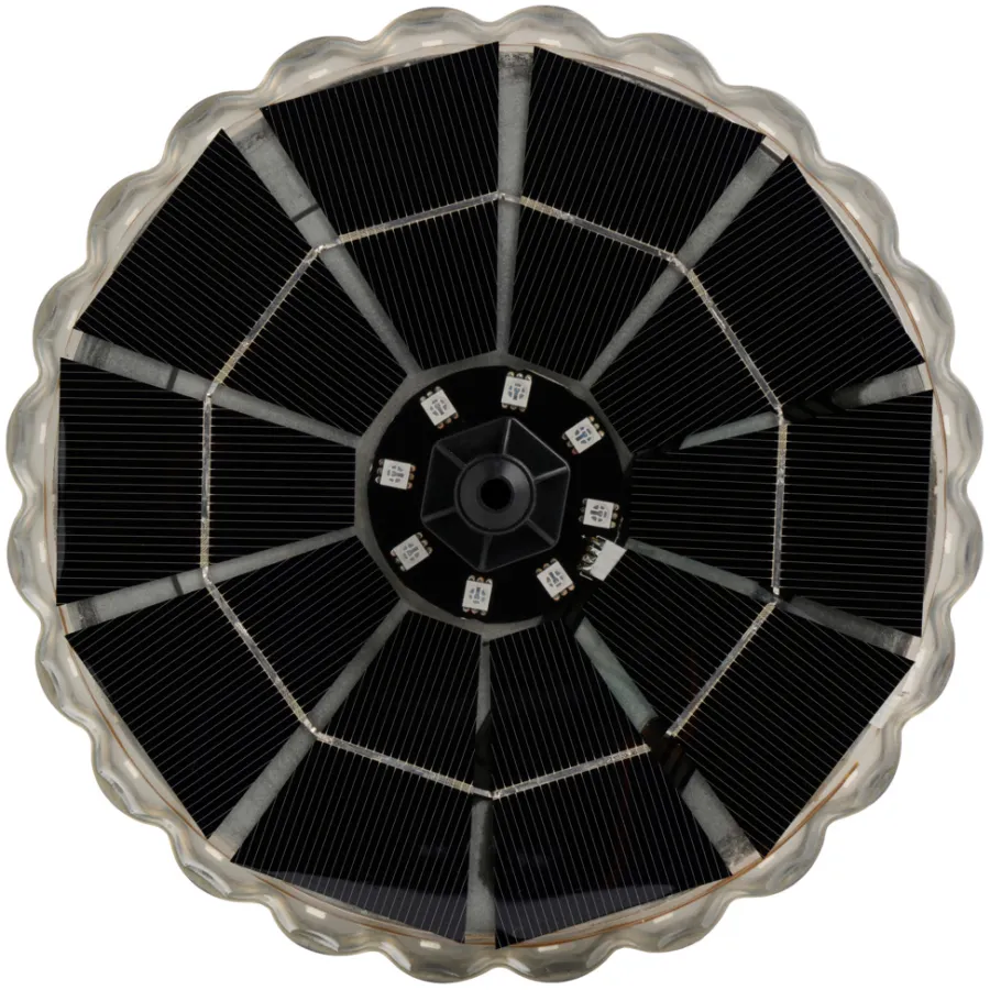 Outfit Sæsonafslutning|Lys & Havedekorationer*Springvand med solceller Ø16,5 cm -