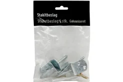Stakit*Stakitbeslag galvaniseret 4 stk.