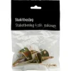 Stakit*Stakitbeslag gulcrom 4 stk.
