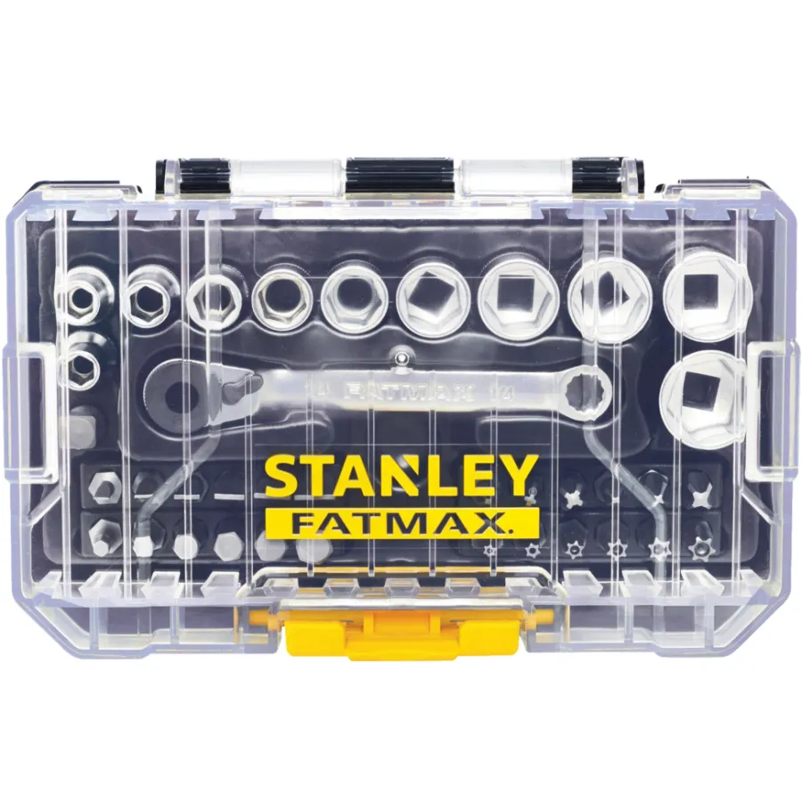 Stanley Bor & Bits*Fatmax bits-/toppesæt 37 dele