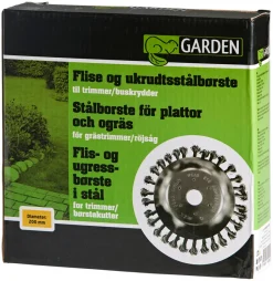 Garden® Tilbehør Til Havemaskiner*Stålbørste Ø200 mm -