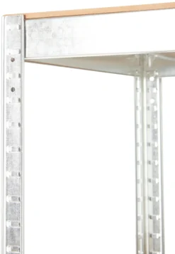 Arbejdsborde & Reoler*Stålreol galv. m/5 hylder - 120 x 180 x 45 cm
