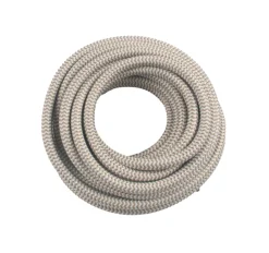 Elworks Kabler & Ledninger*Stofledning 2 x 0,75mm² 5 meter - Brun/hvid