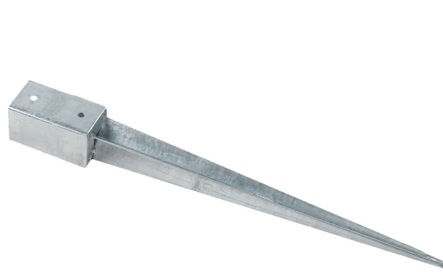 Stolper & Pæle*Stolpespyd galvaniseret 71 x 71 x 750 mm