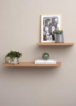 DAY Hylder*Svævehylde MDF folie 38 x 20 cm - Træ