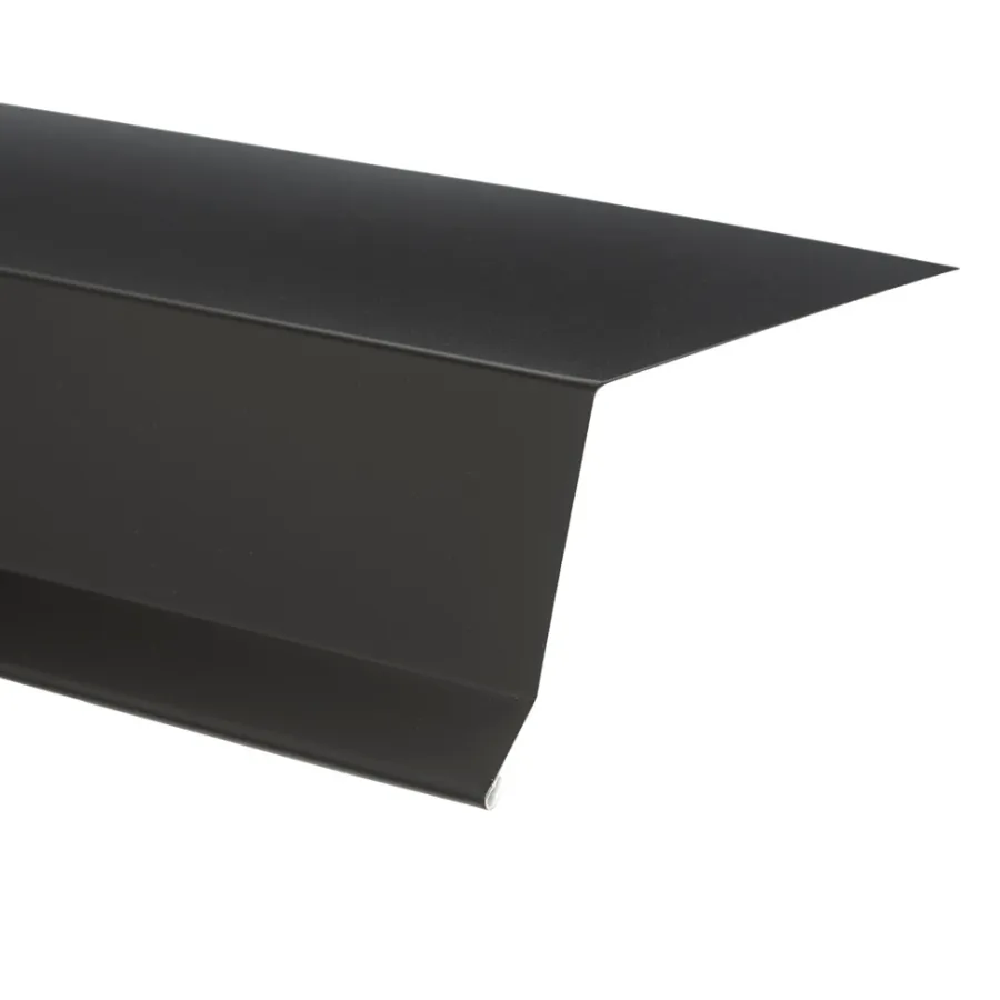 JUAL Tagpap & Asfalt*Tagfod sort aluminium 55 x 80 x 1000 mm