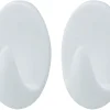 TARGET® Knager & Knagerækker*håndklædekrog oval plast medium 2 stk.