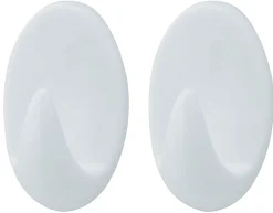 TARGET® Knager & Knagerækker*håndklædekrog oval plast medium 2 stk.