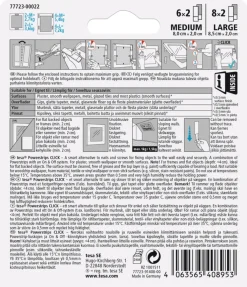 tesa® Klæbesøm*Powerstrips Click Multi Medium/Large 14 par