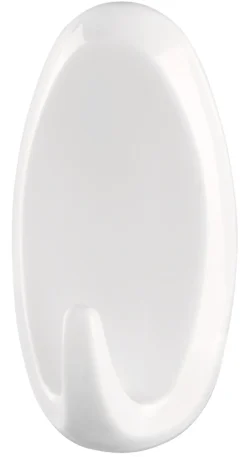 tesa® Klæbesøm*Powerstrips Kroge Oval Large 2 kg - 2 stk. Hvid