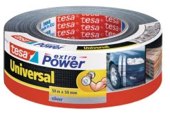 tesa® Tape*Universal gaffatape sølv 50 mm x 50 meter