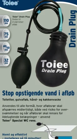 Toiee Rengøringsartikler*Drain Plug 75 mm