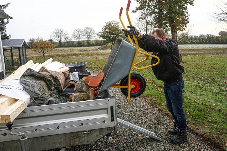 Trailertools Trailertilbehør*Trailerrampe til sidemontering 100 x 47 x 21,5 cm