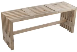 Sunlife® Sæsonafslutning|Havebænke*Trallebænk Savannah rustik 110 x 32,5 cm -