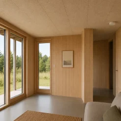 Loftbeklædning*Træbeton K5 600 x 1200 mm Natur