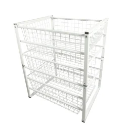 Homefixer Reoler & Rumdelere*Trådreol m/3 skuffer 63 x 43,5 x 54,5 cm - Hvid