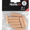 HOME it Dyvler & Plugs*Trædyvler 10 x 40 mm 9 stk.
