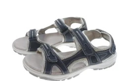 Træsko & Fodtøj*Trekkingsandaler dame læder str. 39 Denimfarvet