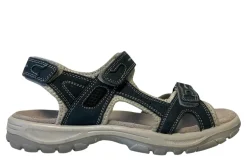 Træsko & Fodtøj*Trekkingsandaler dame læder str. 38 Denimfarvet
