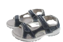 Træsko & Fodtøj*Trekkingsandaler dame læder str. 38 Denimfarvet