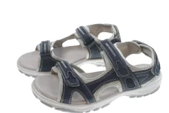 Træsko & Fodtøj*Trekkingsandaler dame læder str. 37 Denimfarvet