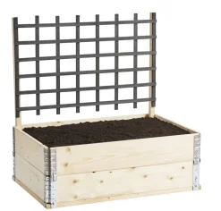 Garden® Espalier*Træespalier til højbed 116 x 78 cm - Sort