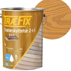 TræFix® Træbeskyttelse*pine træbeskyttelse 2-i-1 5 liter Pine (transparent)