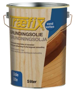 TræFix® Trægrunder*transparent grundingsolie vandbaseret 5 liter Klar