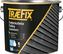 TræFix® Træbeskyttelse*træbeskyttelse heldækkende 2,5 liter Sort