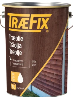 TræFix® Træolie*træolie transparent 5 liter Gylden