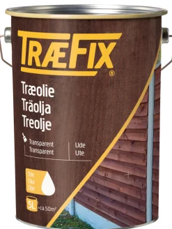 TræFix® Træolie*træolie transparent 5 liter Klar