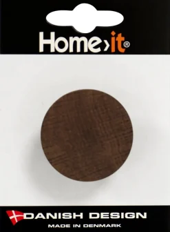 HOME it Knager & Knagerækker*Træknop Ø45 mm røget eg