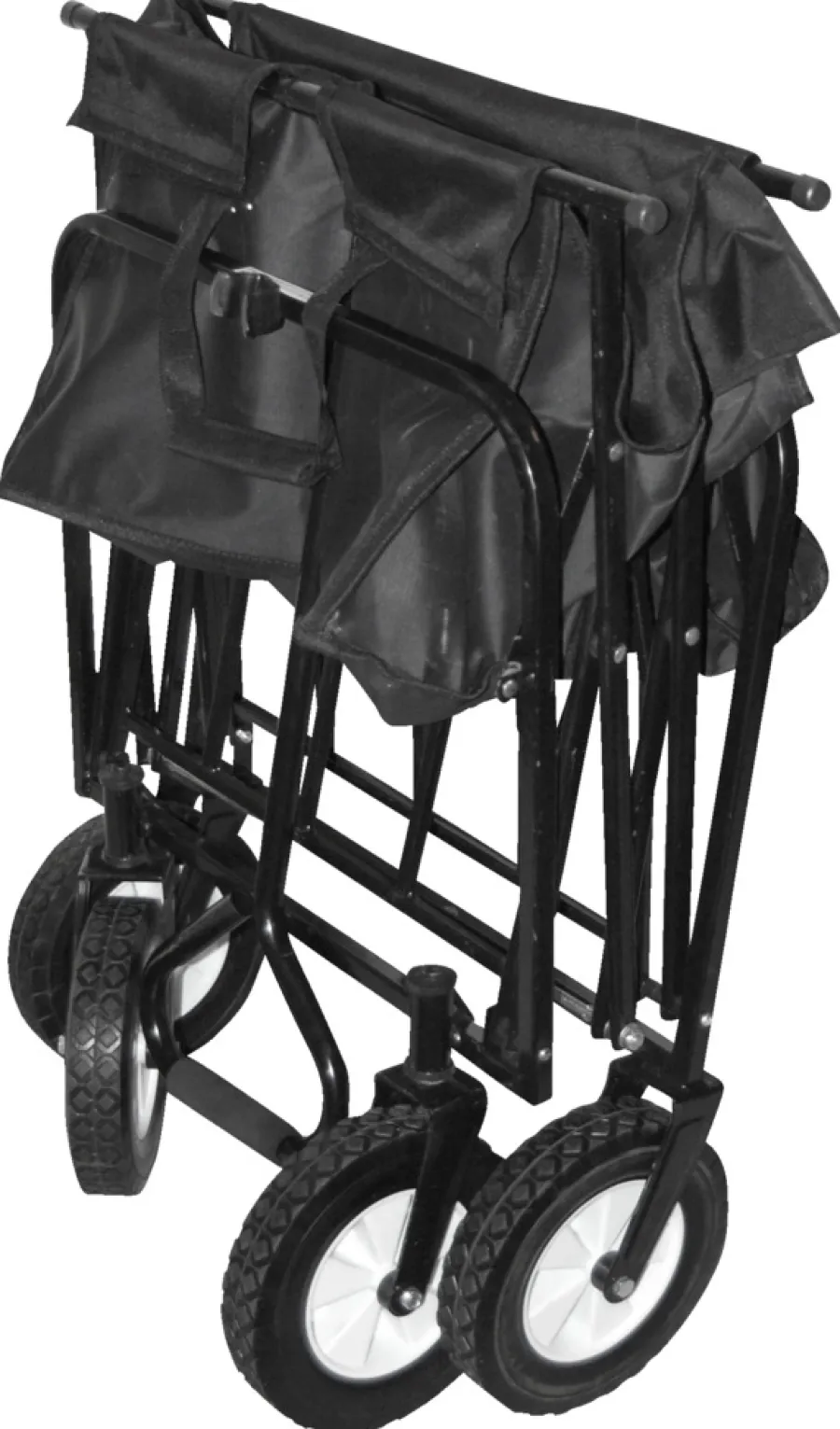 Sunlife® Sæsonafslutning|Campingudstyr*Trækvogn Verona foldbar sort 93 x 75 x 46,5 cm -