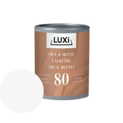 LUXI® Træ- & Metalmaling*Træ & Metal 80 0,75 liter - Hvid
