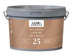 LUXI® Træ- & Metalmaling*Træ & Metal 25 hvid 2,25 liter - Hvid (NCS-kode S0502-Y)