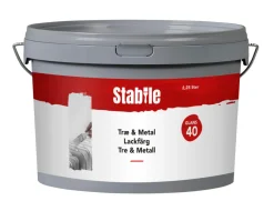 Stabile® Træ- & Metalmaling*Træ & Metal 40 maling 2,25 liter - Hvid