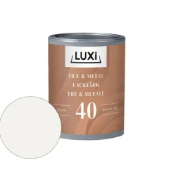 LUXI® Træ- & Metalmaling*Træ & Metal 40 modehvid 0,75 liter - Modehvid (NCS-kode s1002-y20r)