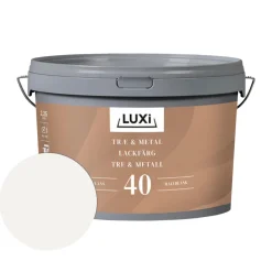 LUXI® Træ- & Metalmaling*Træ & Metal 40 modehvid 2,25 liter - Modehvid (NCS-kode s1002-y20r)