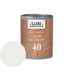 LUXI® Træ- & Metalmaling*Træ & Metal 40 0,75 liter - Renhvid (RAL 9010)