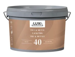 LUXI® Træ- & Metalmaling*Træ & Metal 40 2,25 liter - Sort