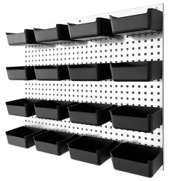 Trolla Arbejdsborde & Reoler*værkstedvæg 16 bokse 557 x 455 mm