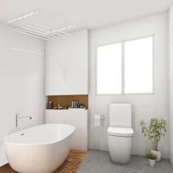 Tørrestativer*Tørrestativ m/snoretræk lofthængt 150 x 51 cm