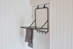 Tørrestativer*Tørrestativ til dør 51 x 43 x 55 cm Sort