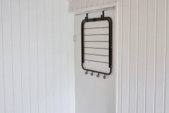 Tørrestativer*Tørrestativ til dør 51 x 43 x 55 cm Sort