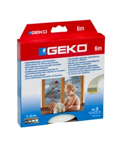 Tætningslister*Tætningsliste skumliste - 9 x 6 mm - 6 m
