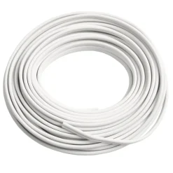 Elworks Kabler & Ledninger*Tvillingledning 2 x 0,75 mm² 10 meter - Hvid